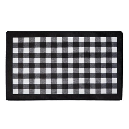 EYECATCHER 18 x 30 in. Anti Fatigue Mat, Black EY1676887